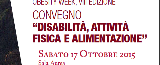 “Disabilità, attività fisica e alimentazione”